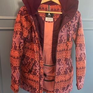 EUC BURTON coat Aztec southwest Navaho pattern “matching” pants available